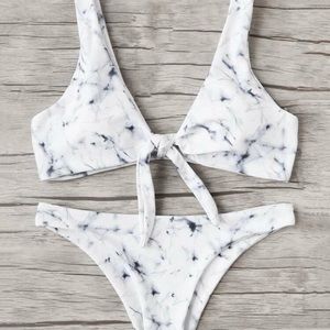 MARBLE SWIM SUIT